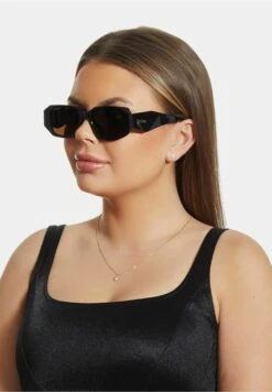 BelleOcchiali Da SoleBlack/Brown Donna Occhiali Da Sole EK651K00D-Q11