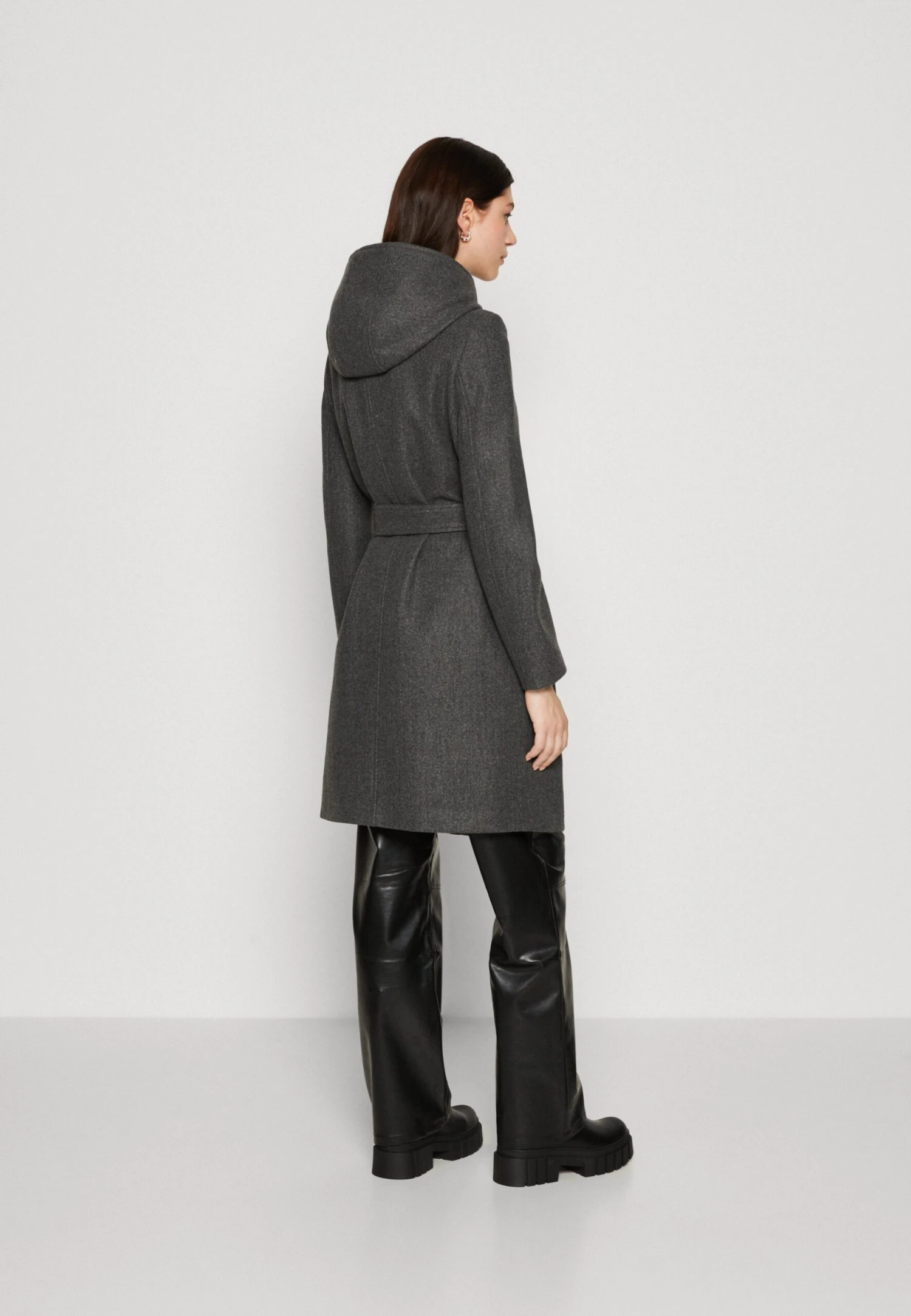 Vero Moda Vmvincefiona CoatCappotto ClassicoDark Grey Melange Donna Cappotti VE121U0TA-C11 3 Vero Moda Vmvincefiona CoatCappotto ClassicoDark Grey Melange Donna Cappotti VE121U0TA-C11 - immagine 3