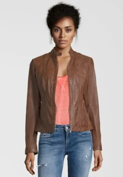 UrsulaGiacca Di PelleDark Cognac Donna Giacche E Blazer 7E021U00V-O12