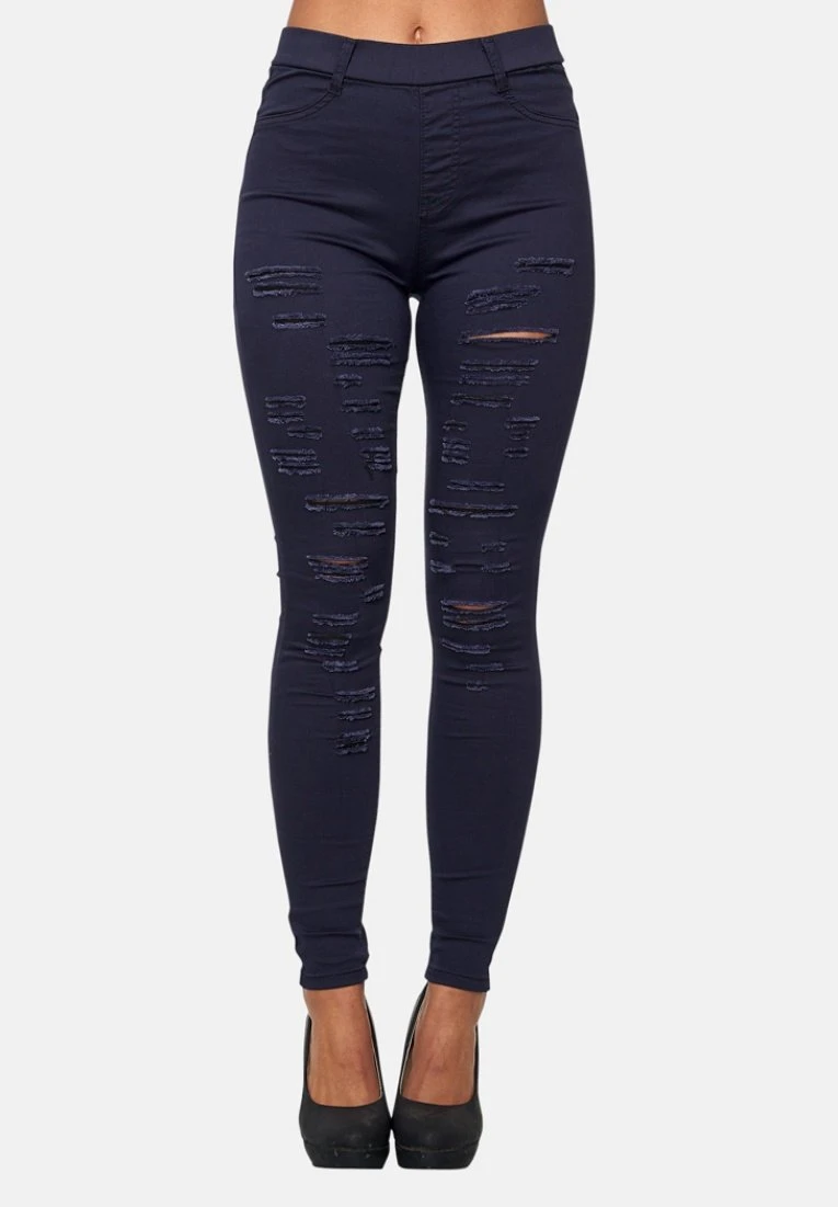 Destroyed ChunkyrayanJeggingsBlau Donna Jeans E1N21N002-K11 6 Destroyed ChunkyrayanJeggingsBlau Donna Jeans E1N21N002-K11 - immagine 6