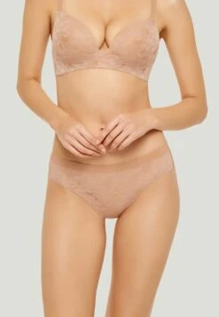 Floral Comfort Briefs - Slip - Beige
