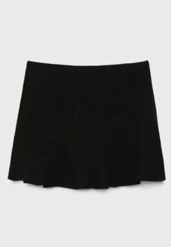 Stradivarius Rustic-Style With Ruffles- Gonna A Campana - Black -Moda Femminile 1c48846c415445829908eee28828a0e3