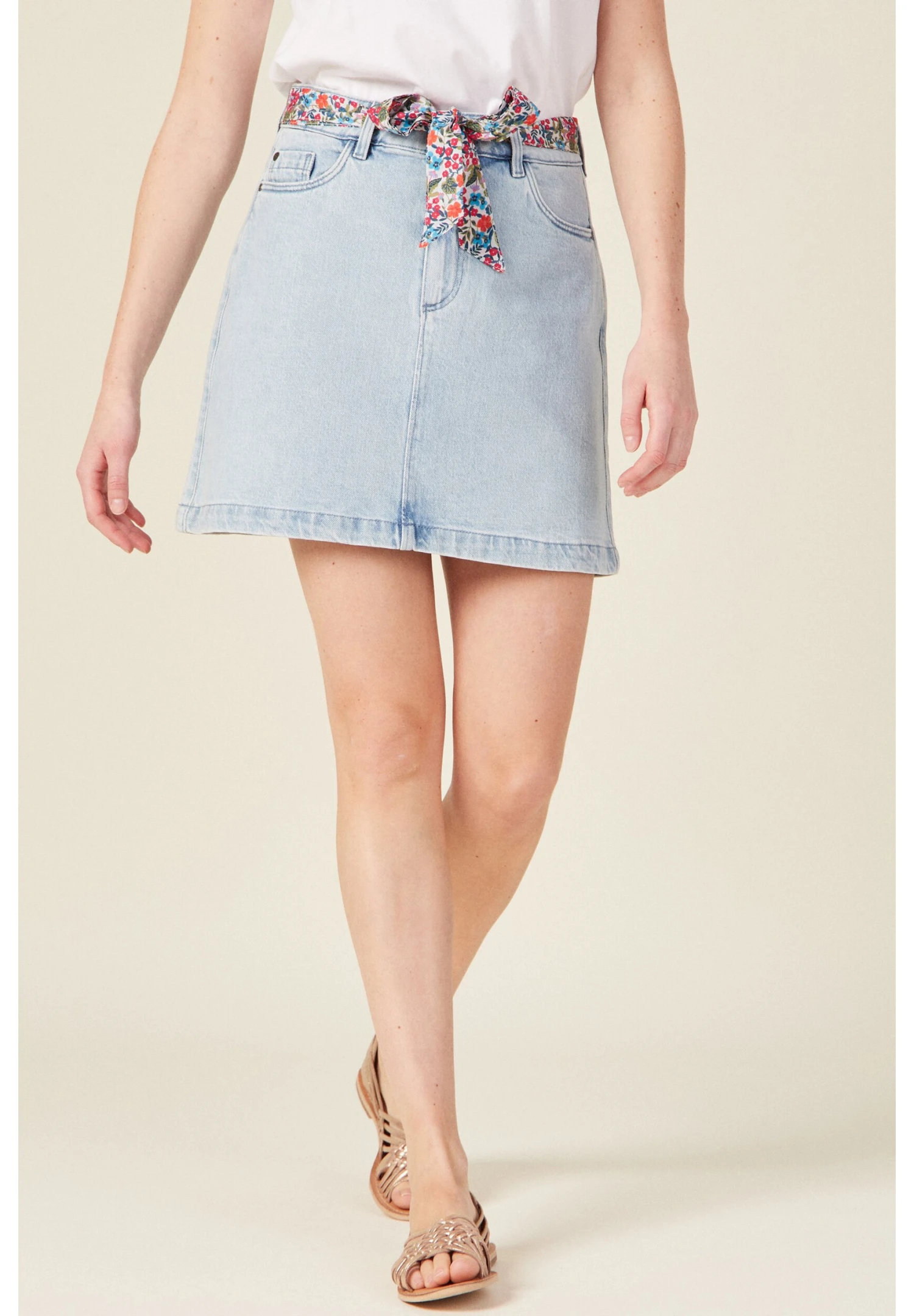 Minigonna - Denim Bleach 1 Minigonna - Denim Bleach