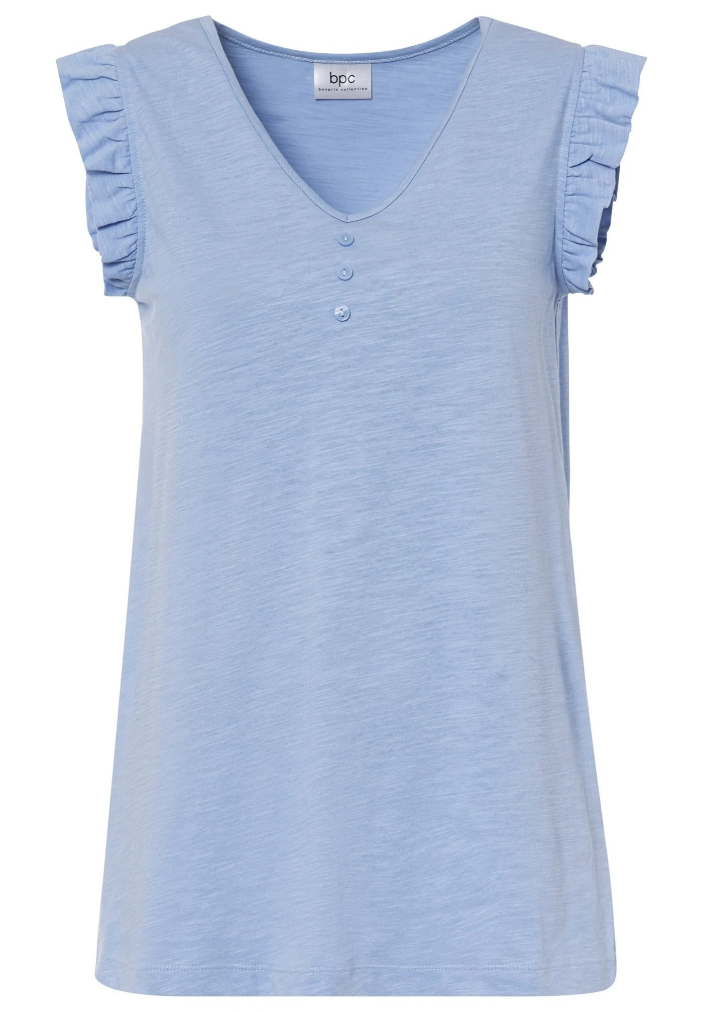 Flammgarn Mit RüschendetailT-Shirt BasicBlue Donna T-shirt E Top B3D21D1MP-K11 6 Flammgarn Mit RüschendetailT-Shirt BasicBlue Donna T-shirt E Top B3D21D1MP-K11 - immagine 6