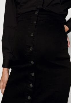 Mamalicious Mlville Midi SkirtGonna Di JeansBlack Denim Donna Gonne M6429E05E-Q11 -Moda Femminile 218a06abce4a4db09eb9b8299c23c2c8