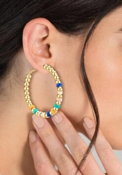 Bunt Yokoamii Modesch - Orecchini - Gelbgold