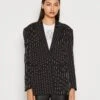 Noisy May Nmwednesday OversizedBlazerBlack/White Donna Giacche E Blazer NM321G0CE-Q11
