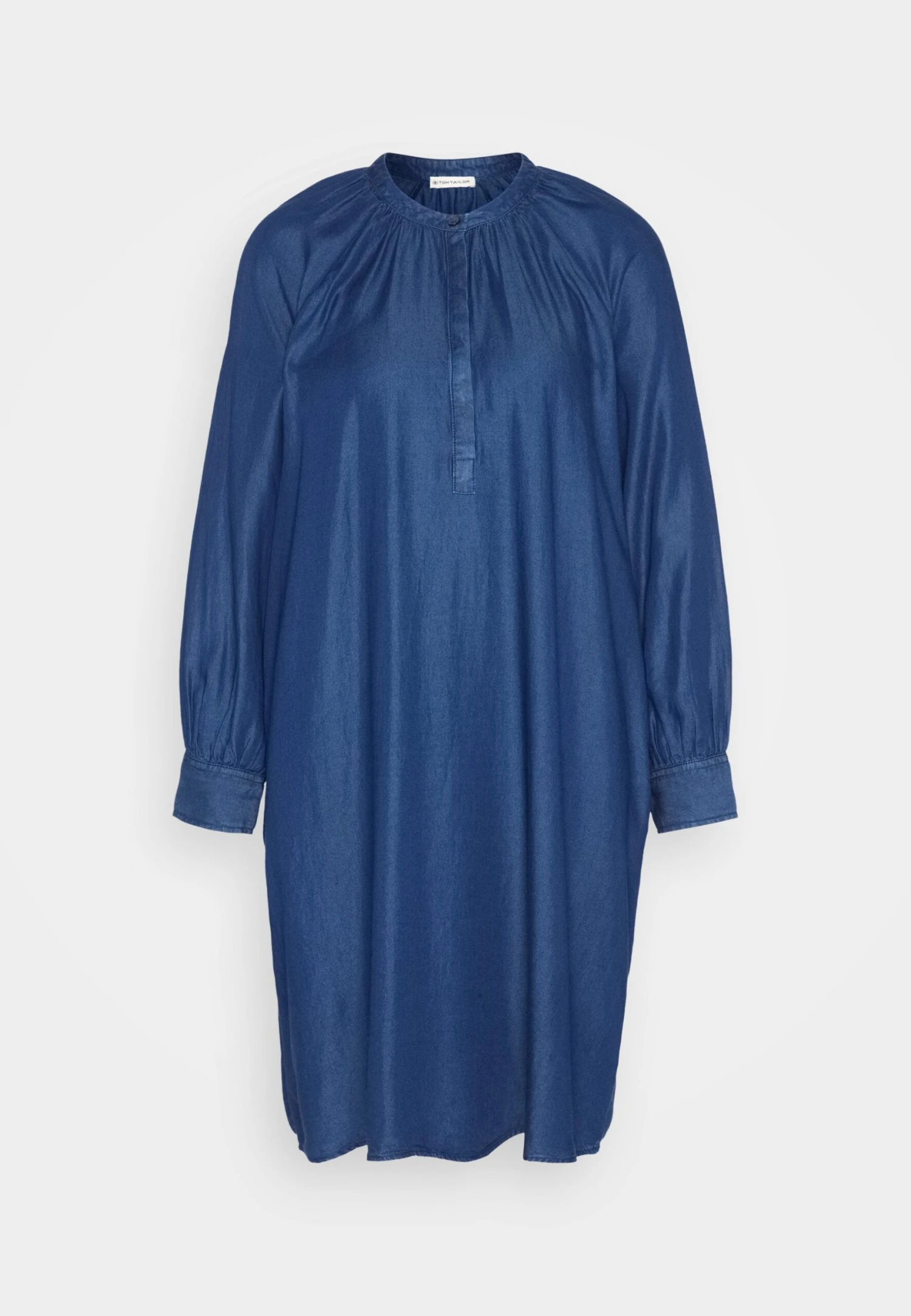 Tom Tailor Feminine DressVestito Di JeansClean Mid Stone Blue Denim Donna Vestiti TO221C0Q0-K11 5 Tom Tailor Feminine DressVestito Di JeansClean Mid Stone Blue Denim Donna Vestiti TO221C0Q0-K11 - immagine 5