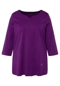 Ulla Popken Maglietta A Manica LungaDunkles Violett Donna T-shirt E Top UP121D2HL-I11 -Moda Femminile 31d7c0c01e684b8e867c473ad87c5d81