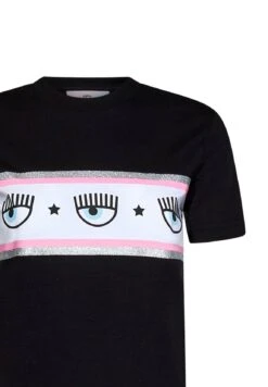 Chiara Ferragni T-Shirt Con StampaNero Donna T-shirt E Top CHV23G01D-Q11 5 Chiara Ferragni T-Shirt Con StampaNero Donna T-shirt E Top CHV23G01D-Q11 -Moda Femminile 32c6295306a94107bab2a1754948de25