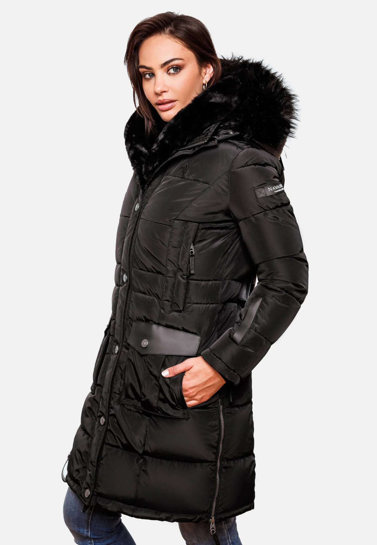 Navahoo Sinja - Cappotto Invernale - Black 3 Navahoo Sinja - Cappotto Invernale - Black - immagine 3