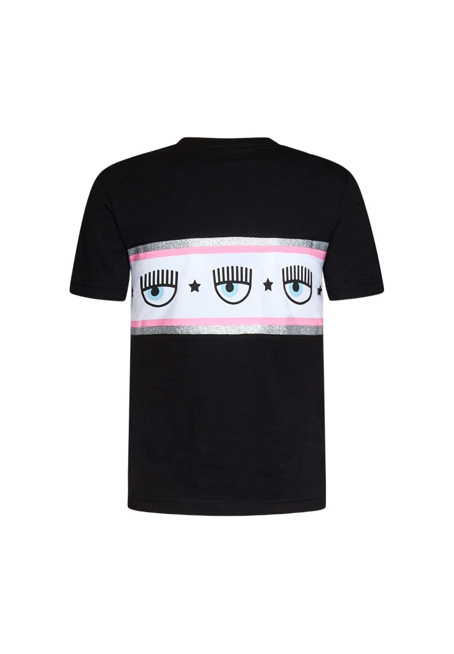 Chiara Ferragni T-Shirt Con StampaNero Donna T-shirt E Top CHV23G01D-Q11 2 Chiara Ferragni T-Shirt Con StampaNero Donna T-shirt E Top CHV23G01D-Q11 - immagine 2