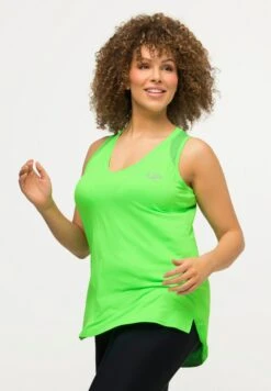 Ulla Popken TopHellgrün Donna T-shirt E Top UP121D2DP-M11 -Moda Femminile 3792558255c541ee8f8390397f6a4aba