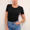 Kaffe KadrewT-Shirt BasicBlack Deep Donna T-shirt E Top KA321D0H2-Q11