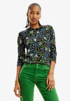 Desigual Slim Floral - Felpa - Black