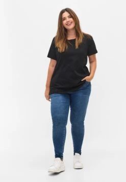 Zizzi 2 PackT-Shirt BasicBlack Navy Blazer Donna T-shirt E Top Z1721D0YL-K11