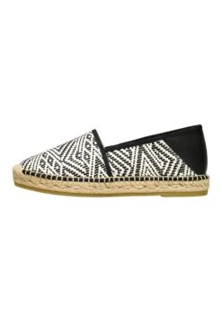 Taylor W Ep EspadrillasSchwarz Weiß Donna Scarpe Piatte H2M11E00T-Q11