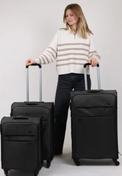 3-Set Calais TrolleySchwarz Donna Borse FEQ54H00I-Q11