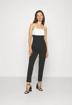 Janya ContrastTuta JumpsuitBlack/White Donna Tute Jumpsuit WAD21T01K-Q11