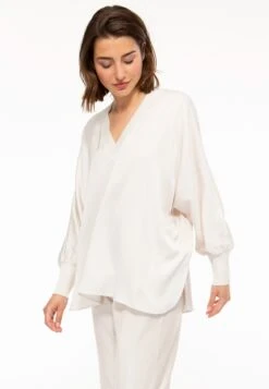 Solid SilkCamicettaNaturweiss Donna Camicie E Bluse IVB21E00W-A11