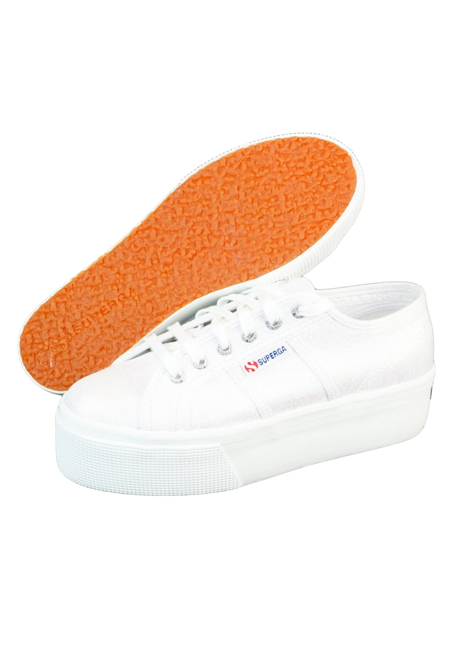 Superga Schuhe Handgefertigter Lame Saom Mit PlateaSneakers BasseBeige Donna Sneakers SU111A0BS-B11 4 Superga Schuhe Handgefertigter Lame Saom Mit PlateaSneakers BasseBeige Donna Sneakers SU111A0BS-B11 - immagine 4