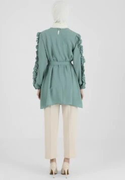 Frill Detailed Tavin - Tunica - Green 7 Frill Detailed Tavin - Tunica - Green -Moda Femminile 58c49eed0dd44170bf59af01d42e0b87