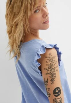 Flammgarn Mit RüschendetailT-Shirt BasicBlue Donna T-shirt E Top B3D21D1MP-K11 10 Flammgarn Mit RüschendetailT-Shirt BasicBlue Donna T-shirt E Top B3D21D1MP-K11 -Moda Femminile 59bf4f43ea8947fead54453b6e34bbd6