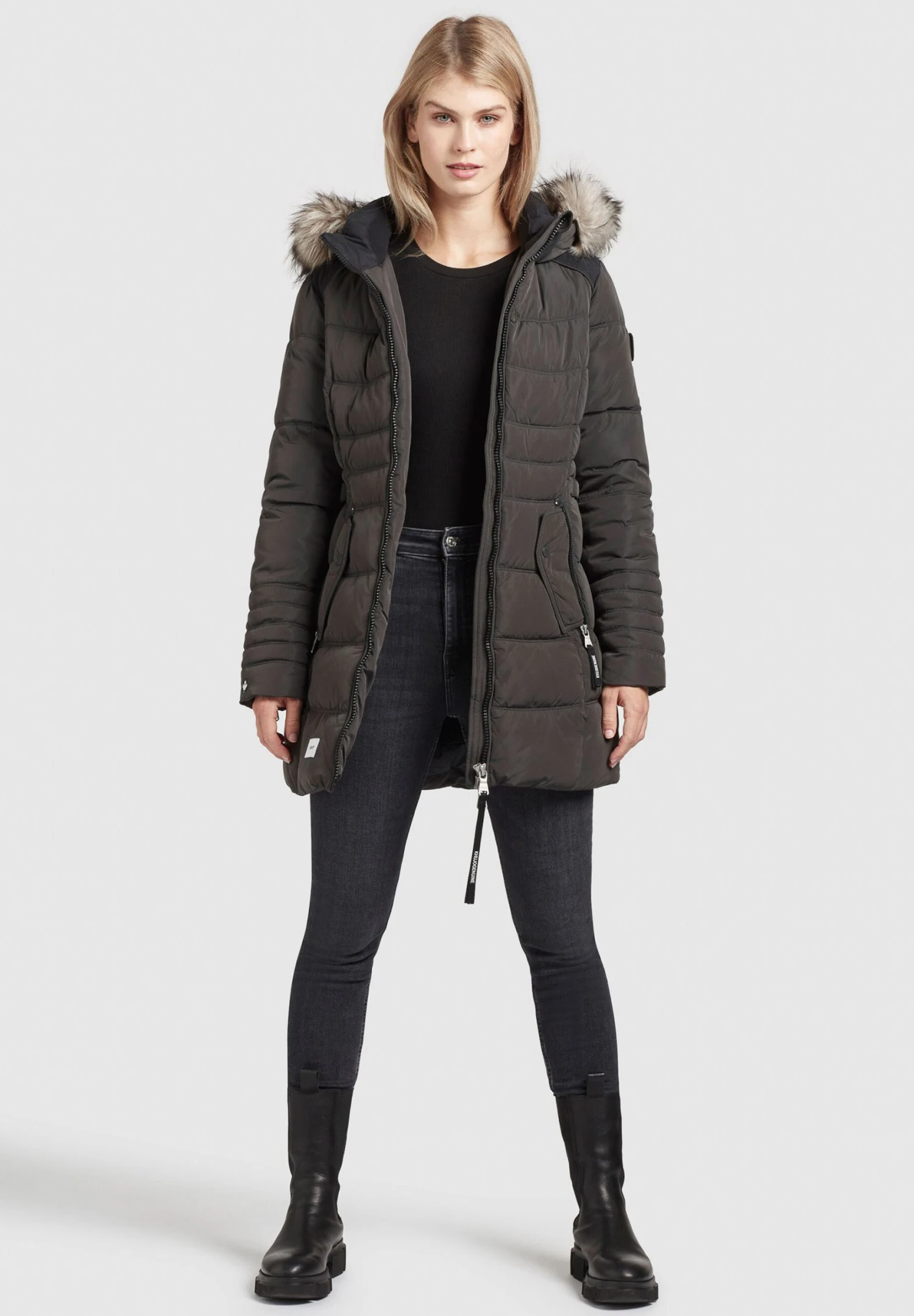 Khujo Amaray2 - Cappotto Invernale - Dunkelgrau 2 Khujo Amaray2 - Cappotto Invernale - Dunkelgrau - immagine 2