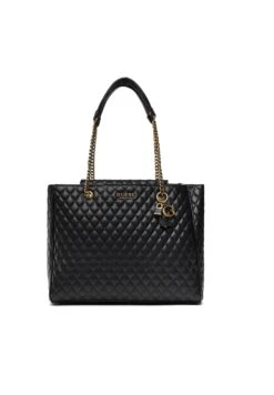 Guess Maila Trapuntata Qb866123 - Borsa A Mano - Schwarz