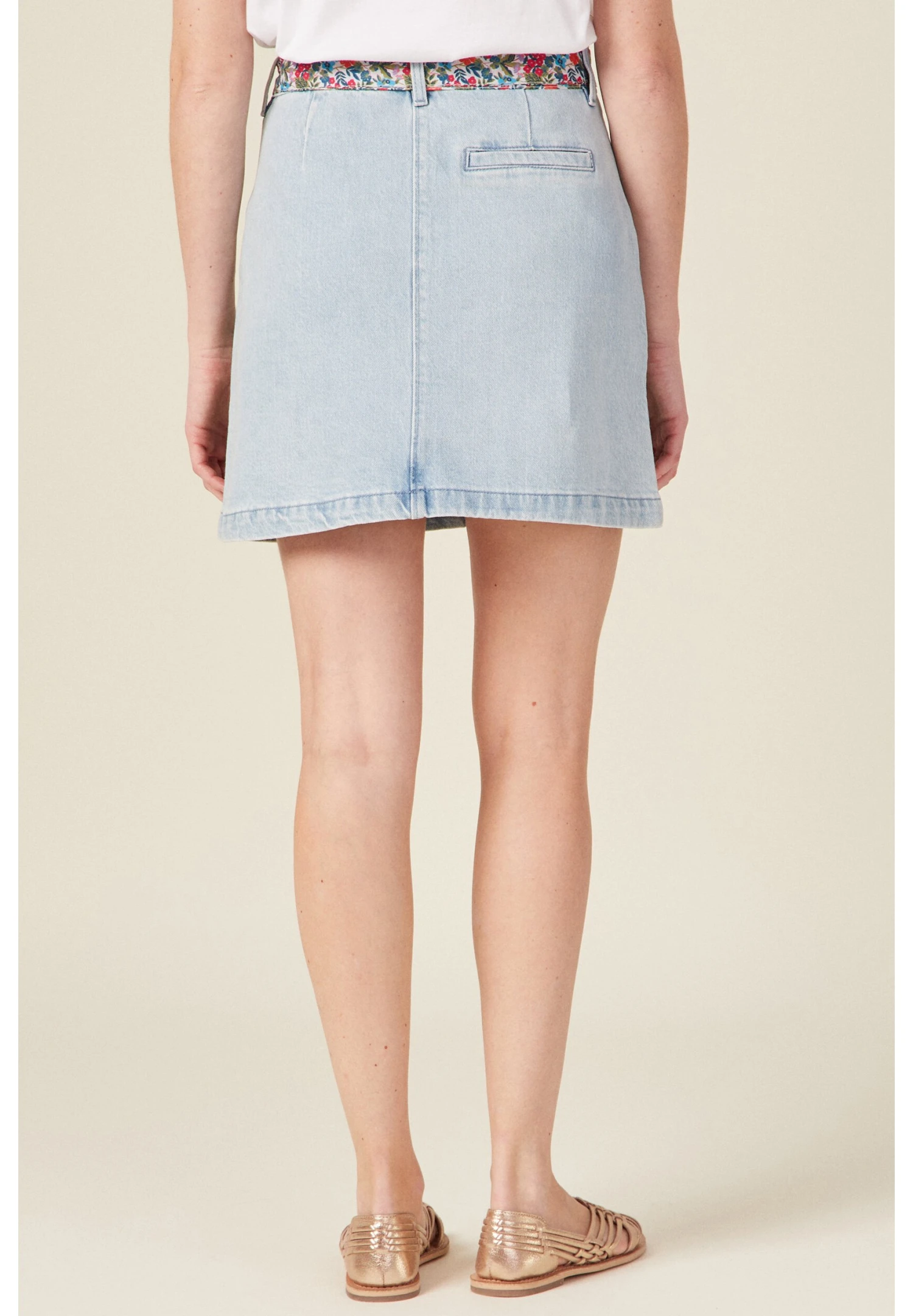 Minigonna - Denim Bleach 3 Minigonna - Denim Bleach - immagine 3