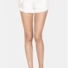 Per Donna - Shorts Di Jeans - White