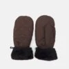 Becksöndergaard Makara Puff MitttensMuffoleHot Fudge Brown Donna Guanti B1251A01L-O11