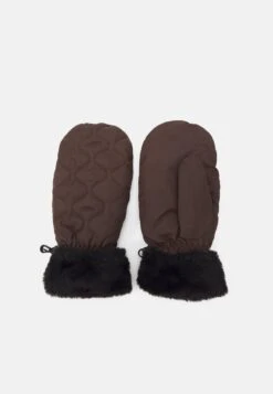 Becksöndergaard Makara Puff MitttensMuffoleHot Fudge Brown Donna Guanti B1251A01L-O11