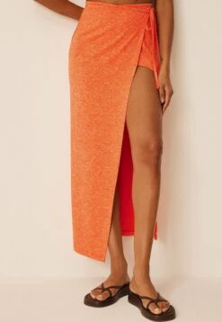NA-KD Länger Mit SchlitzdetailGonna A PortafoglioOrange Donna Gonne NAA21B0BU-H11