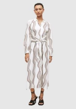 AllSaints Clanetta Leticia DreAbito A CamiciaWhite Donna Vestiti A0Q21C0SA-A11