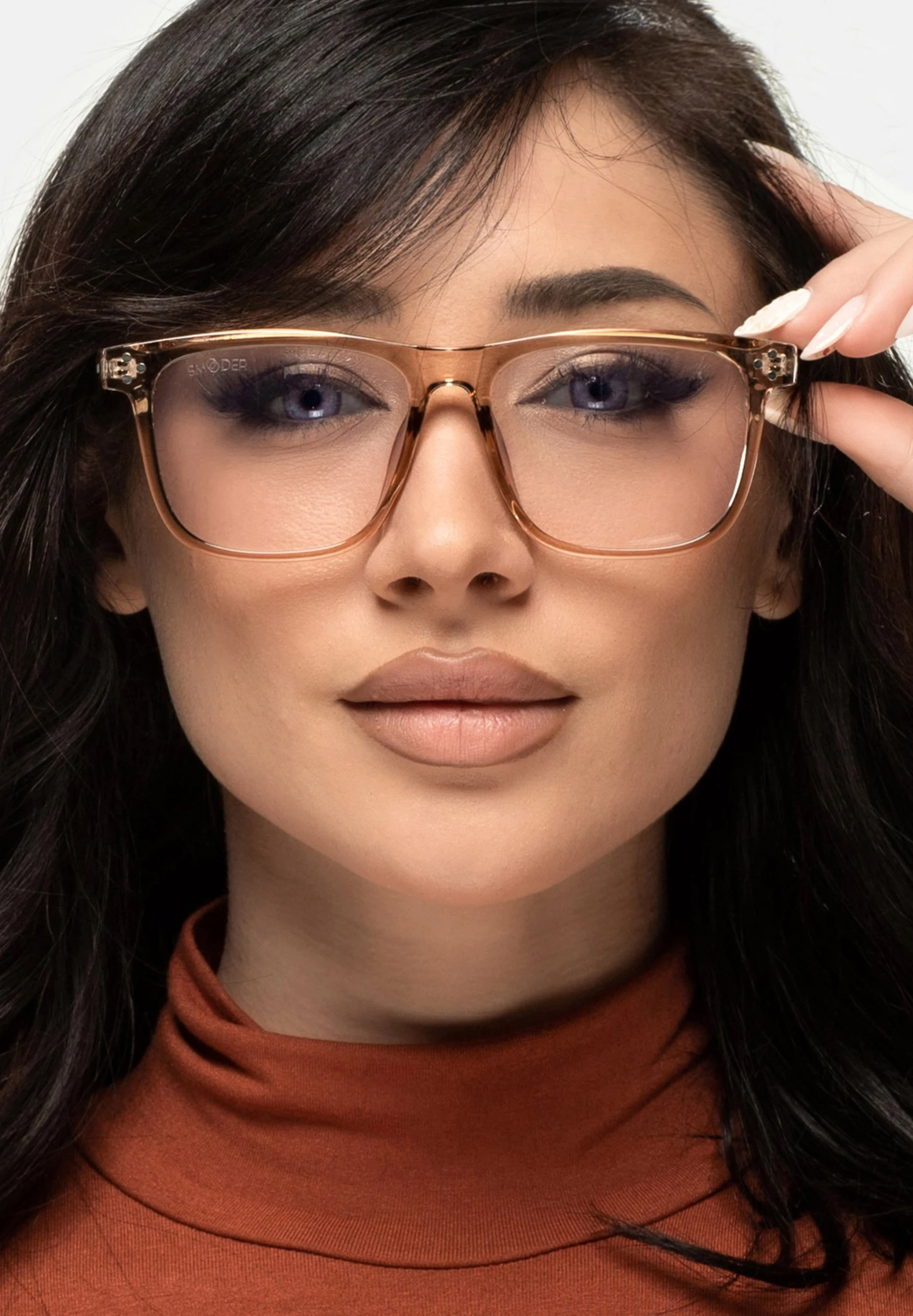 AmpereOcchiali Anti Luce BluSoft Champagne Donna Occhiali A Luce Blu SSR54K00G-B11 2 AmpereOcchiali Anti Luce BluSoft Champagne Donna Occhiali A Luce Blu SSR54K00G-B11 - immagine 2