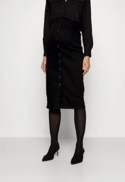 Mamalicious Mlville Midi SkirtGonna Di JeansBlack Denim Donna Gonne M6429E05E-Q11