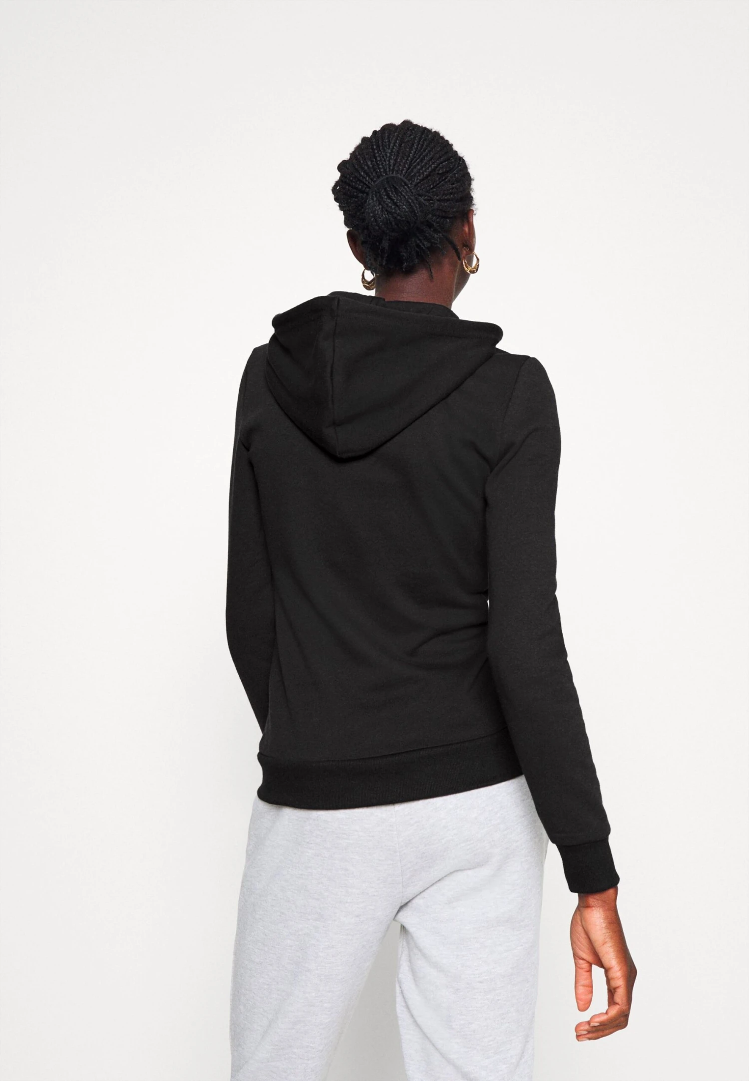 Felpa Con ZipBlack Donna Felpe EVI21J002-Q11 3 Felpa Con ZipBlack Donna Felpe EVI21J002-Q11 - immagine 3