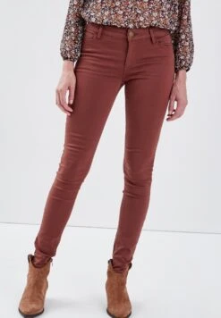 Jeans Slim FitMarron Foncé Donna Jeans BQ021N00J-O13