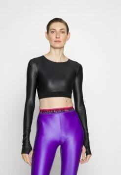 ShinyMaglietta A Manica LungaBlack Donna T-shirt E Top VEI21D0CE-Q11