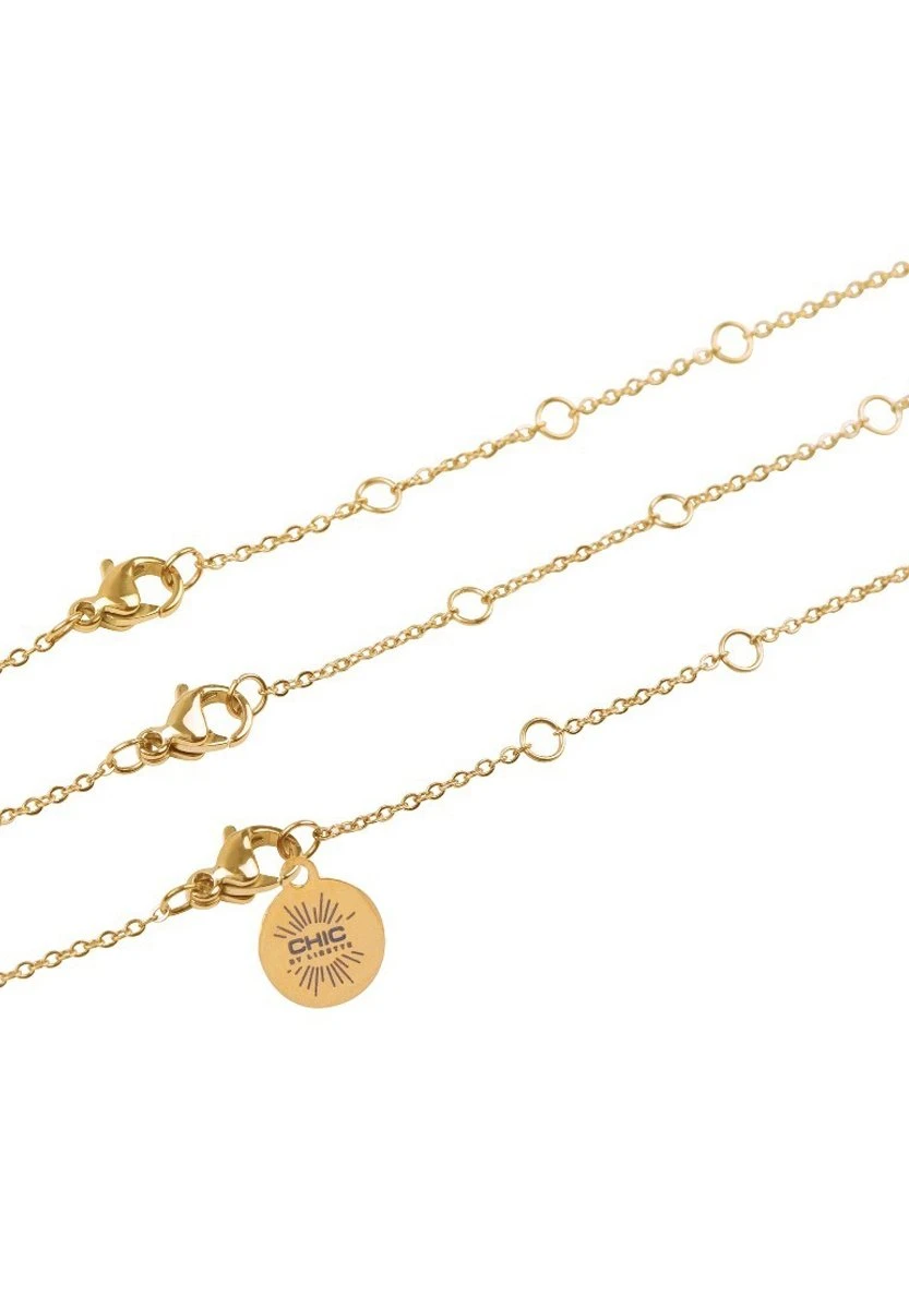 3-Laags Muntjes Gehamerd CollanaGold-Coloured Donna Gioielli C5B51L01R-F12 6 3-Laags Muntjes Gehamerd CollanaGold-Coloured Donna Gioielli C5B51L01R-F12 - immagine 6