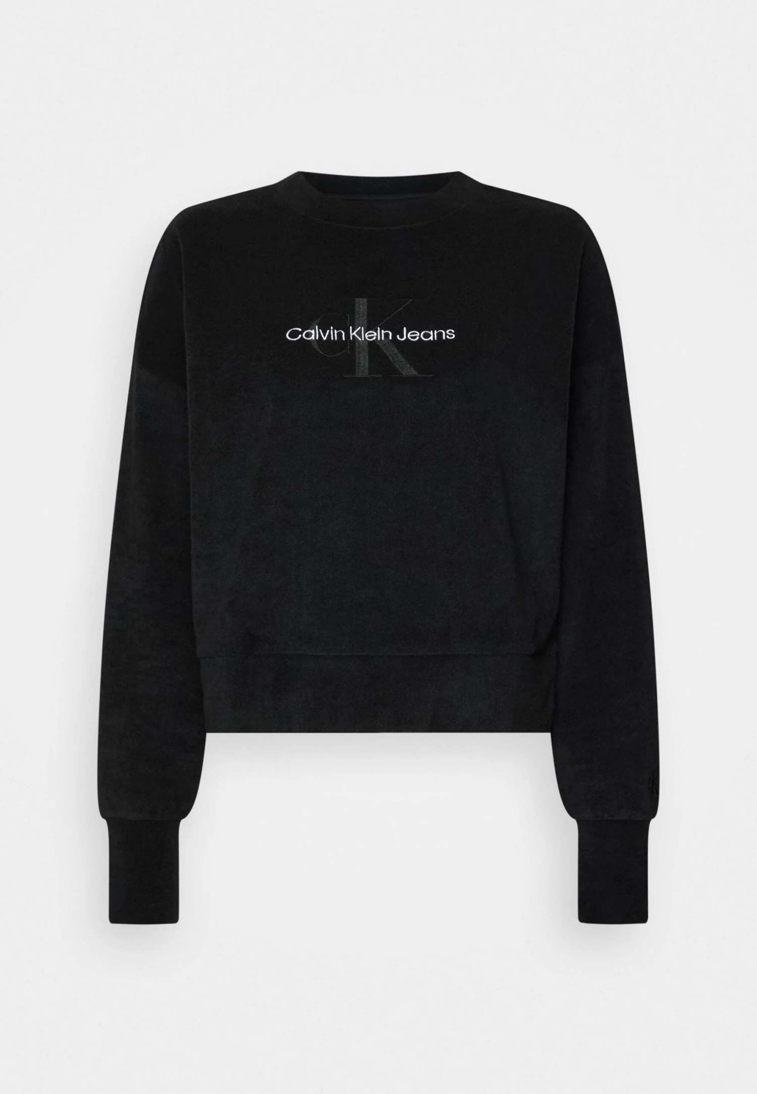 Calvin Klein Jeans Monogram Towelling FelpaBlack Donna Felpe C1821J0A7-Q11 5 Calvin Klein Jeans Monogram Towelling FelpaBlack Donna Felpe C1821J0A7-Q11 - immagine 5