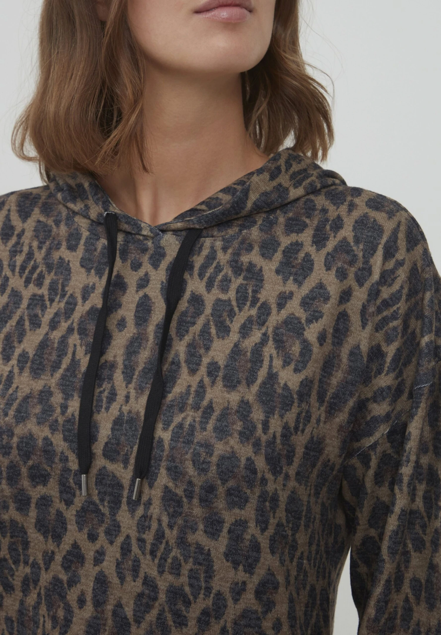 Fransa Frdefauna 3 Hoodie Sweatshirt - Felpa Con Cappuccio - Black Mix 4 Fransa Frdefauna 3 Hoodie Sweatshirt - Felpa Con Cappuccio - Black Mix - immagine 4