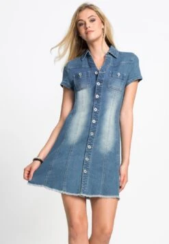 Vestito Di Jeans - Blau