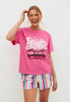 Next Barbie Cotton Short Set PyjamasPigiamaPink Donna Intimo Notte E Loungewear NX381P115-J11