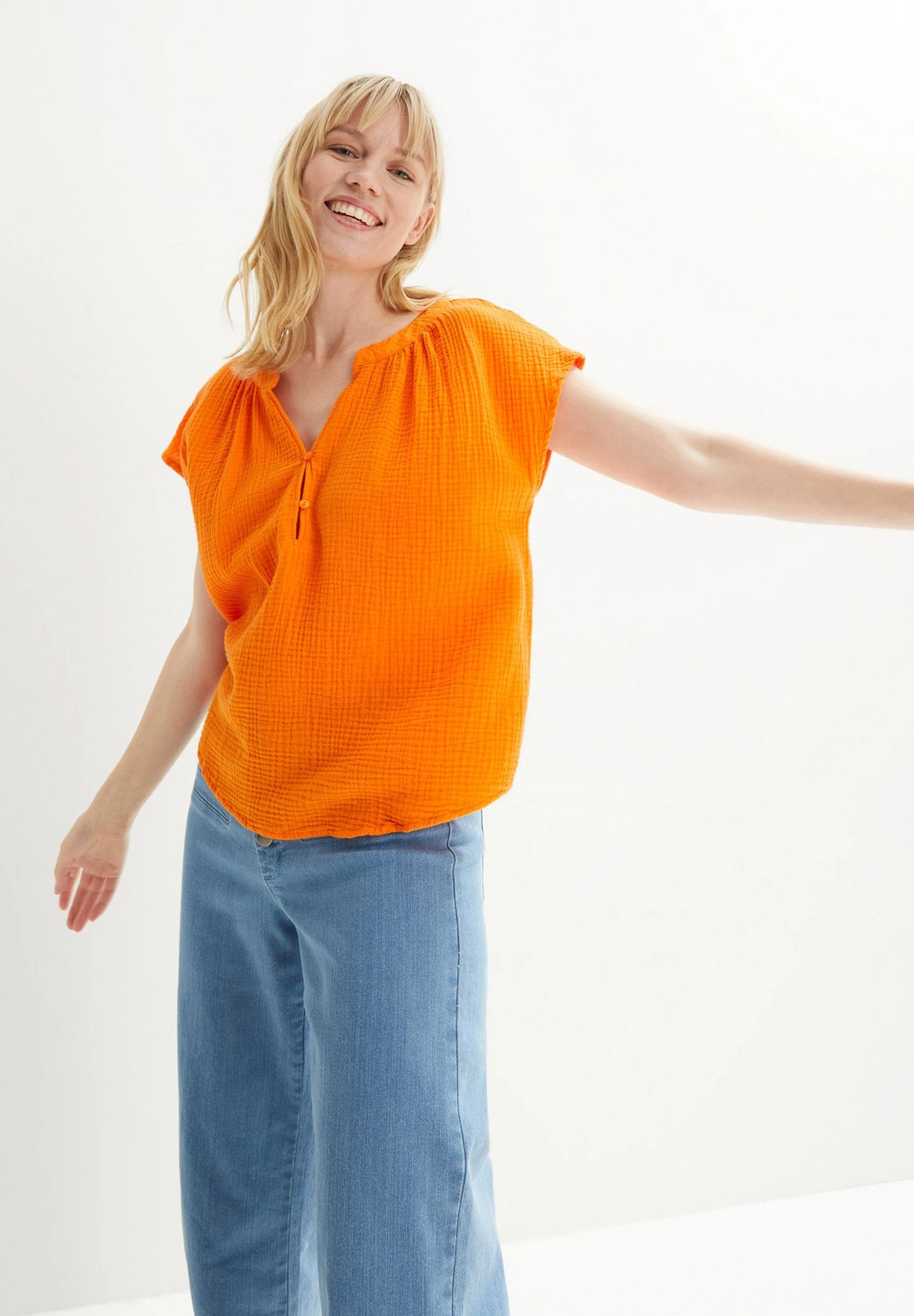 CamicettaOrange Donna Camicie E Bluse B3D21E19J-H11 1 CamicettaOrange Donna Camicie E Bluse B3D21E19J-H11