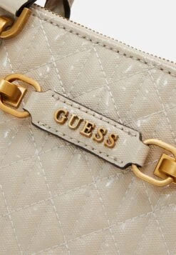 Guess Aveta Status Satchel - Borsa A Mano - Stone -Moda Femminile 859a5f1ba0d9485d8af1c2bc27dbe4f6