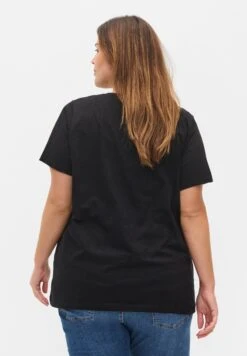 Zizzi 2 PackT-Shirt BasicBlack Navy Blazer Donna T-shirt E Top Z1721D0YL-K11 -Moda Femminile 8638801046ff4426b41751c996acc93d