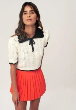 Collar Short Sleeve HairT-Shirt Con StampaWhite Donna T-shirt E Top H6621I008-A11 -Moda Femminile 8a6887ebb049472880af3603ba6c97d2