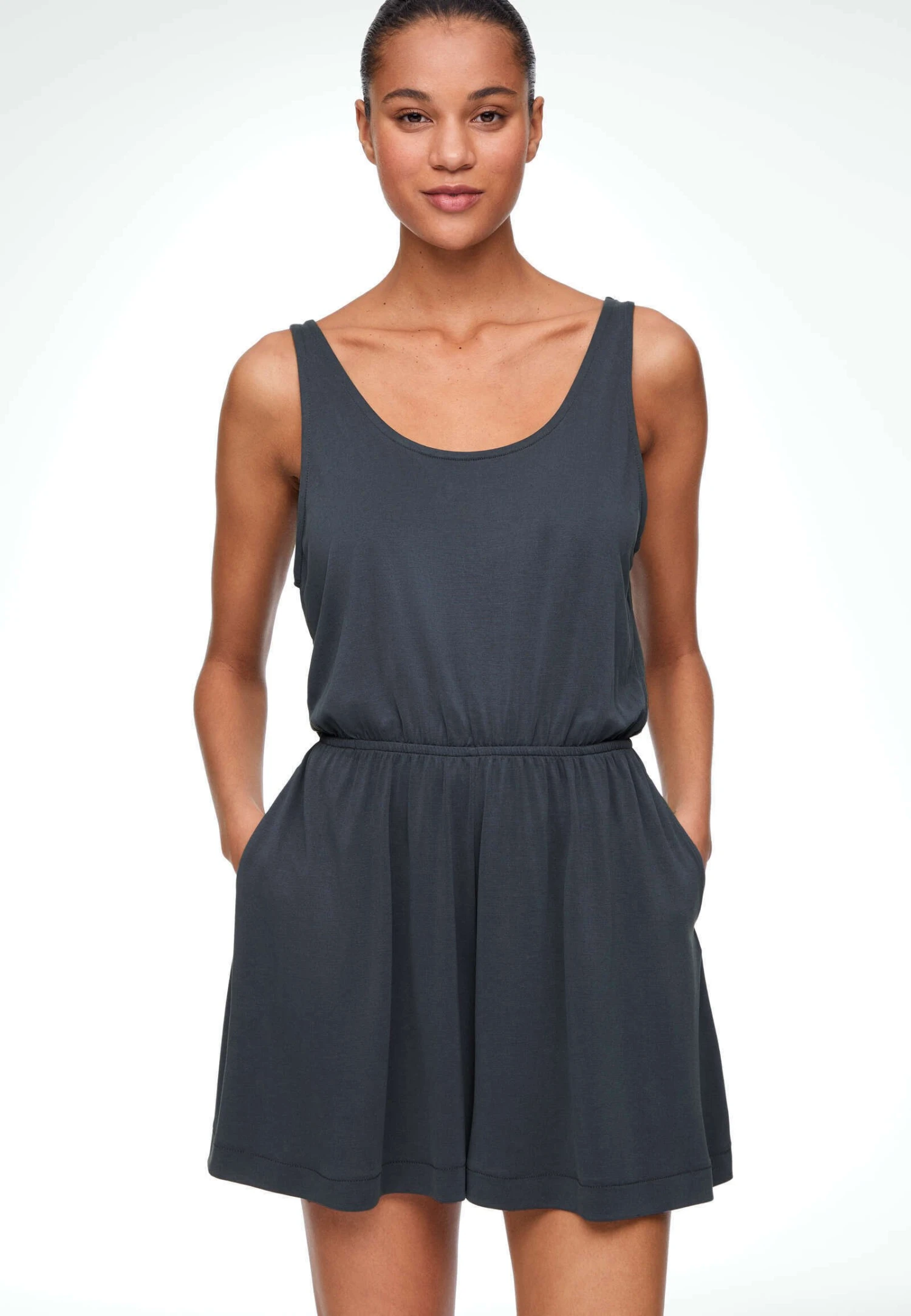 Oysho Tuta JumpsuitDark Grey Donna Tute Jumpsuit OY121T02X-C11 1 Oysho Tuta JumpsuitDark Grey Donna Tute Jumpsuit OY121T02X-C11